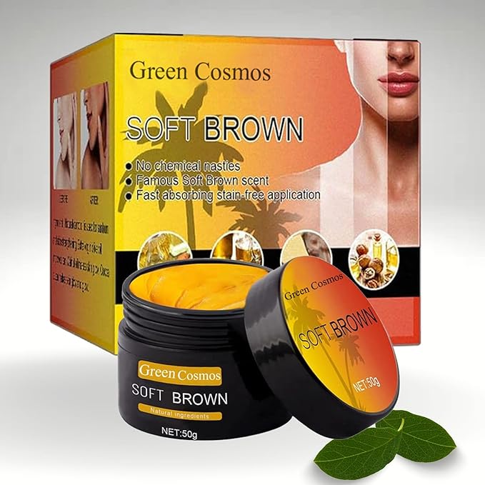 Tanning Gel, Soft Brown Intensive Tanning Gel, Best Self Tanner, Tanning Cream for Outdoor Sun, Achieve Natural Tan Skin, Self Tanning Cream, Tan Bed Cream, (100g)