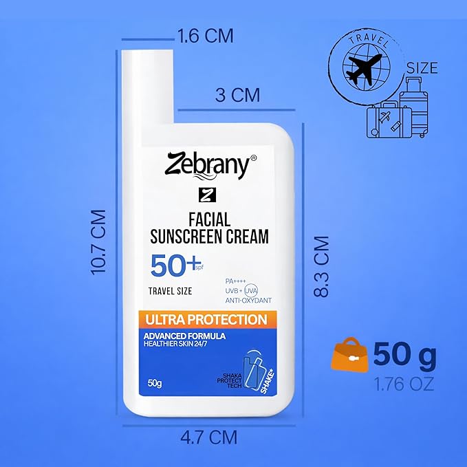 Facial Sunscreen, Oily & Acne-Prone Skin - SPF Moisturizer Face, No White Cast, Superior Sun Defense with a Clean Lightweight Feel, Mineral-Based with Zinc Oxide for Men & Women Daily Skincare.