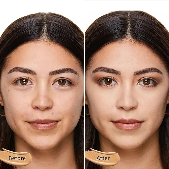 Air Cushion CC Cream - Hydrating BB Foundation for Mature Skin, Long-Lasting Concealer to Brighten Complexion & Even Skin Tone for All Skin Types (Natural)