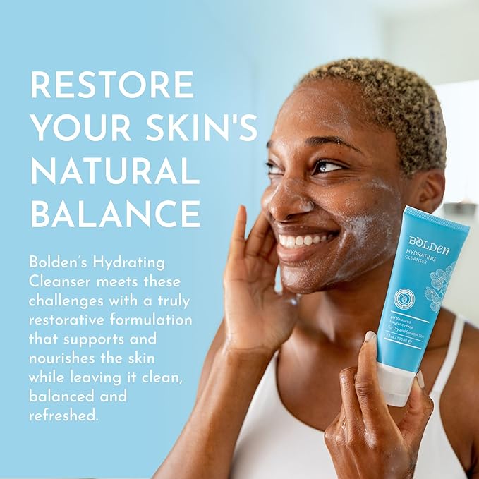 BOLDEN Hydrating Cleanser & Brightening Toner Bundle – Moisturizing Face Wash and Glycolic Acid Toner with Niacinamide for Sensitive Skin, Dark Spots, Oil & Shine Control