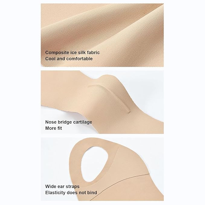 Face Cover For Sun Protection – Eye Patch Strips, UV Nose Mask | Facial Sunscreen Cover for Beach Outdoor Travel Cycling Hiking Fishing Vacation Portable Sunblock Skin Care Sports Gear