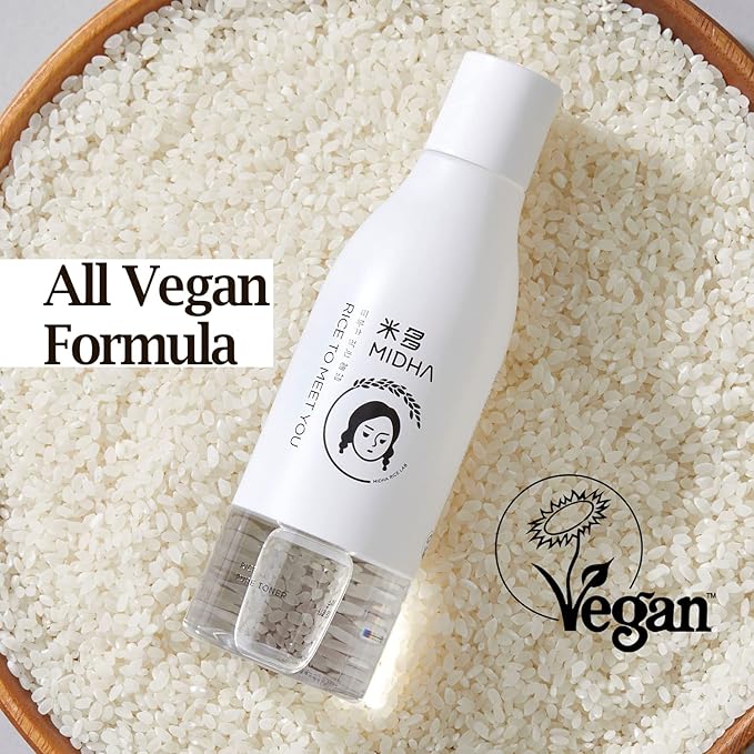 MIDHA Rice Pure Toner + Rice Milk Lotion