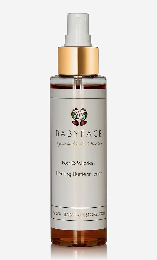 Babyface Post-Peel Healing Toner - Soothes & Repairs After Exfoliation or Chemical Peels, 4 oz.
