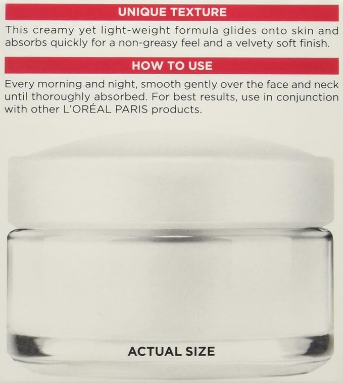 L'Oreal Paris Wrinkle Expert 45+ Anti-Aging Face Moisturizer with Retino-Peptide, Non-Greasy, Suitable for Sensitive Skin, 1.7 fl. Oz