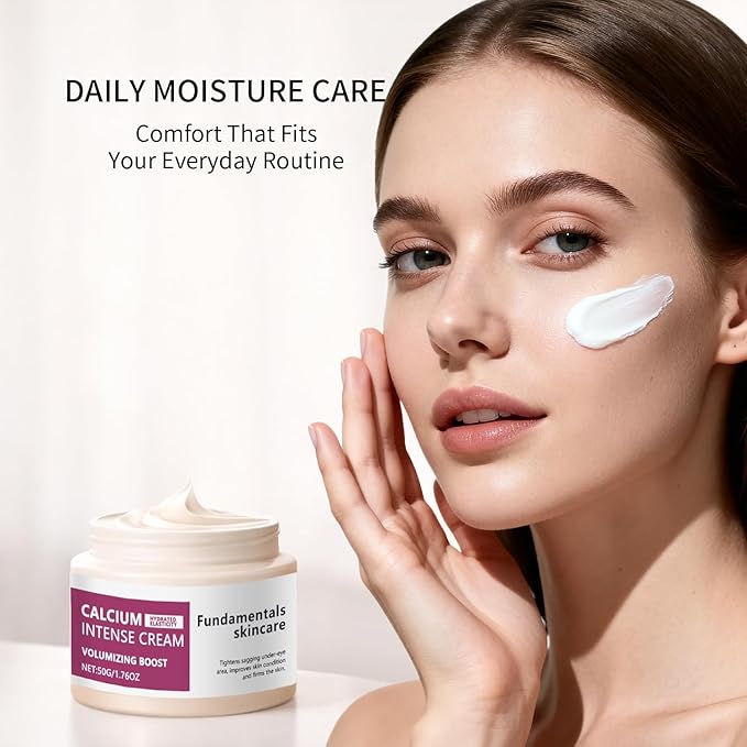 Calcium Daily Skincare Set with Multi Balm Stick – Lightweight Moisturizing Facial Care – Gentle Daily Hydration for Smooth-Looking Skin – Portable Balm Stick for Face & Neck, All Skin Types