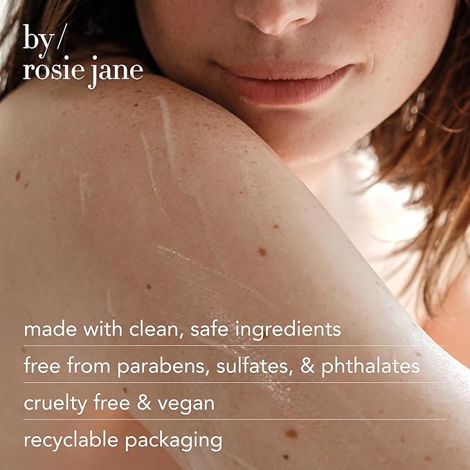 By Rosie Jane Everyday Body Milk (Dulce) - Hydrating Toner & Body Moisturizer to Help Even Skin Tone - Infused with Soothing Aloe Vera and Turmeric Root to Promote Anti-Aging (5 Ounce)