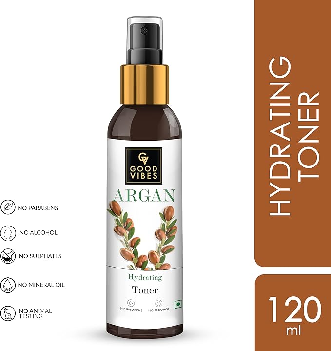 Good Vibes Hydrating Toner, Argan (120 Ml)