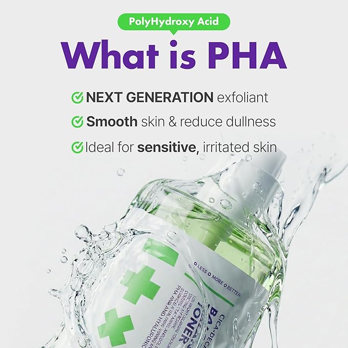 CICA Tea Tree Balancing Toner for Face – Korean Alcohol-Free Hydrating Facial Toner with PHA & Hyaluronic Acid for Oily & Combination Skin 13.53 fl oz. / 400ml