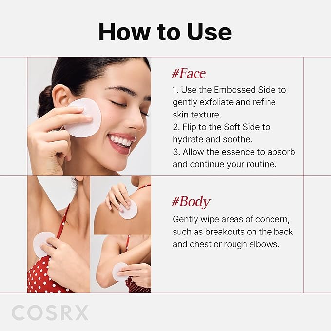 COSRX OneStep Original Blemish Pore Clear Pad, 100 Pads, Dual-Sided Facial Pad for Exfoliation, Pore Care & Hydration with BHA, PHA & Zinc PCA & 5 Hyaluronic Acids, Korean Skin Care