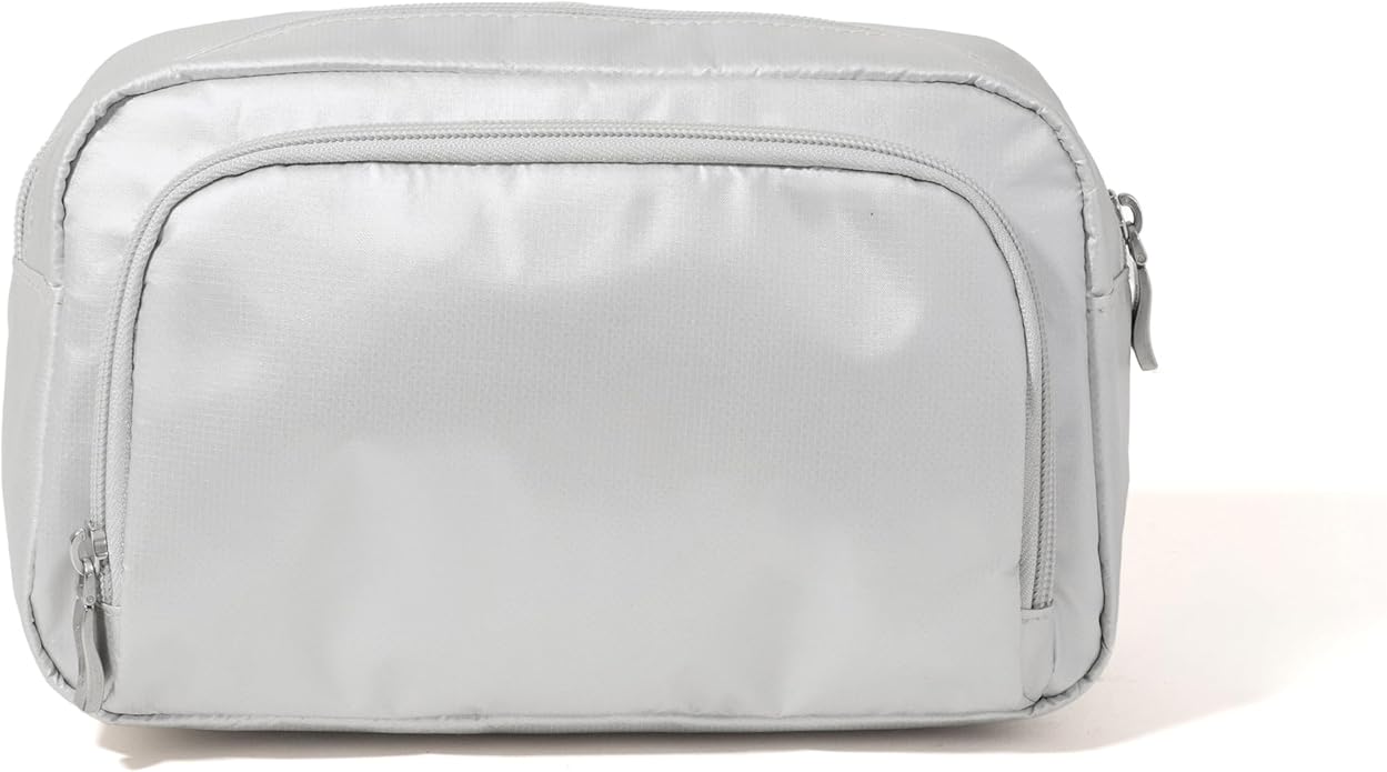 Pocket Cosmetic with Brush Organization - Lightweight 9.4”x5.5”x3.5” Makeup Bag - Travel Essentials Makeup Organizer
