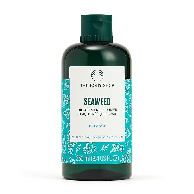 The Body Shop Seaweed Oil-Balancing Toner, 100% Vegan Facial Toner, 8.4 Fl. Oz.
