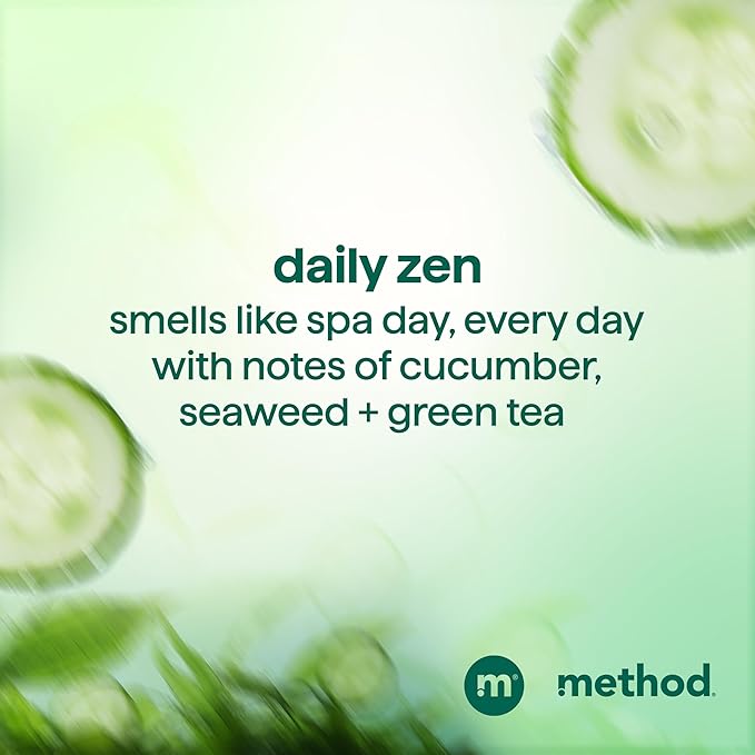 Method Daily Zen Conditioner - Nourishes & Hydrates, Safe for Color-Treated Hair - Sulfate free, Paraben free & Silicone Free - 13.5 oz