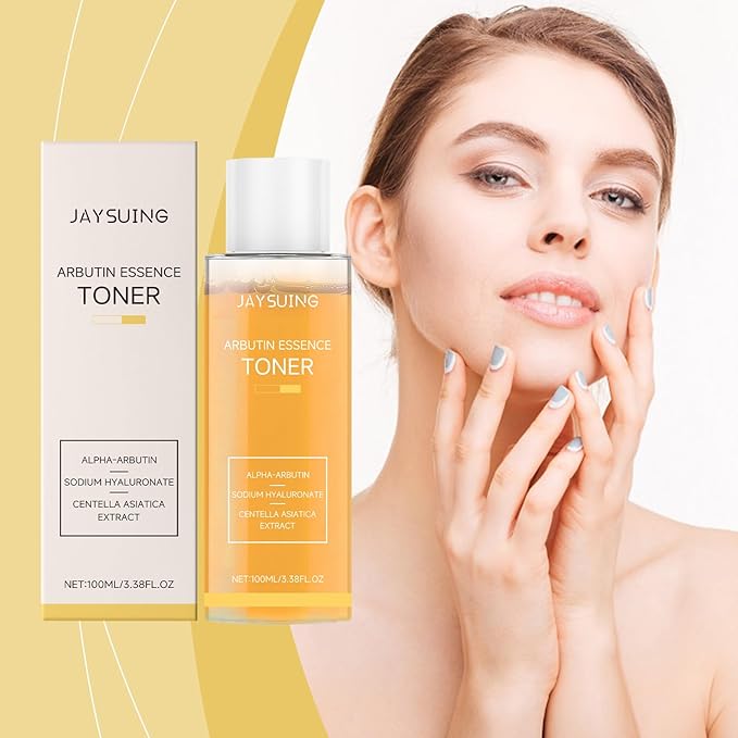 Arbutin Essence Toner with Hyaluronic Acid & Centella, Triple-Action Hydrating Formula to Improve Skin Tone and Soothe, for a Refreshed Look, 3.38 Fl Oz