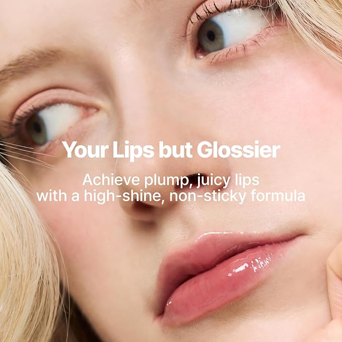 fwee 3D Voluming Gloss 30% (Sheer) | Sorbet 30% l High Shine, Non-Sticky Lip Gloss for Makeup | Long-Lasting, Moisturizing Gel Formula | 30%, 70% Pigment Options | 5.3g
