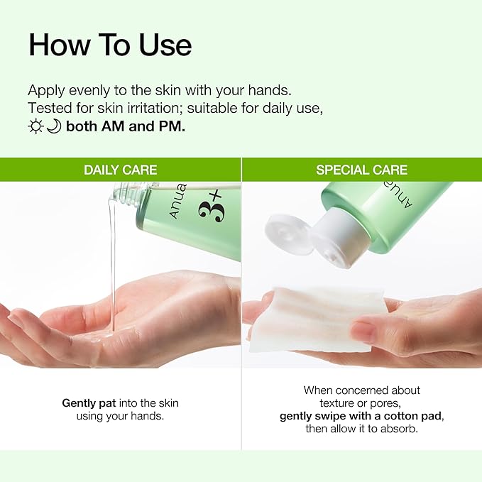 Anua Azelaic Acid 3 CICA Skin Clarifying Toner, Soothing & Clear Care, with Salicylic & Azelaic Acid, Sebum & Spot Care, Suitable for Sensitive Skin, Korean Skincare, 8.45 fl.oz (Pack of 2)