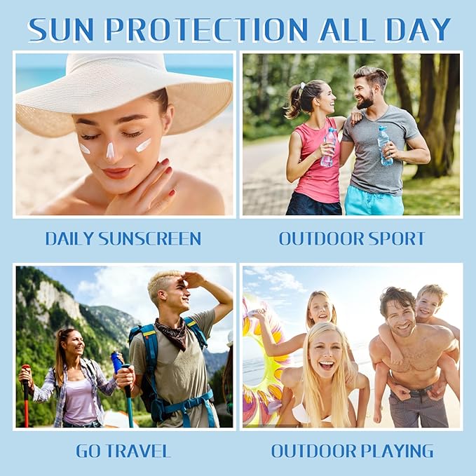 Centella Sunscreen SPF 50, Moisturizing Water-Fit Sun Serum, Face Sun Screen Long-Lasting Protection, Centella Madagascar Sunscreen, NO White Cast - Dry Oily Skincare For All Skin 50mL/1.69FL.OZ 2Pcs
