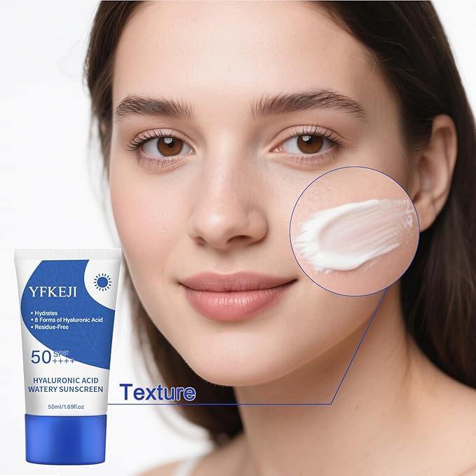 Hyaluronic Acid Watery Sun Gel Moisturizing Sunscreen - Hyaluronic Acid Watery Sun Gel, Non-sticky UV Protection All skin types (1)