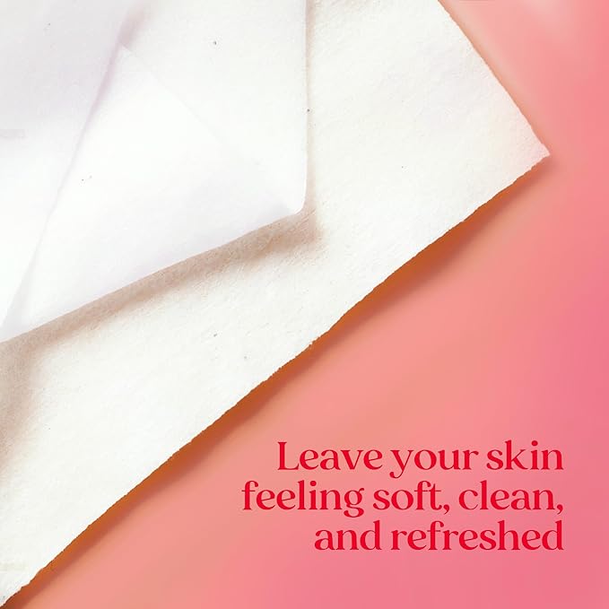 Burt's Bees Pink Grapefruit Face Wipes, for All Skin Types, Hydrating Makeup Remover & Facial Cleansing Towelettes, 30 Ct. (6-Pack)
