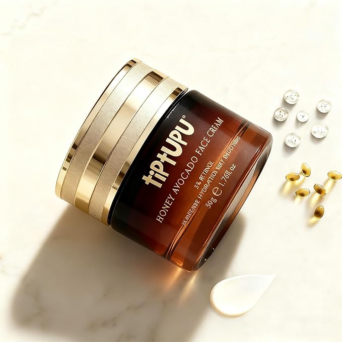 Collagen,Retinol & Hyaluronic Acid Cream, Anti-Aging Face Moisturizer for Face and Neck - Hydrating Skin Care - Smooths Wrinkles & Fine Lines - Anti Wrinkle Lotion for Dark Spots -1.76 fl.oz