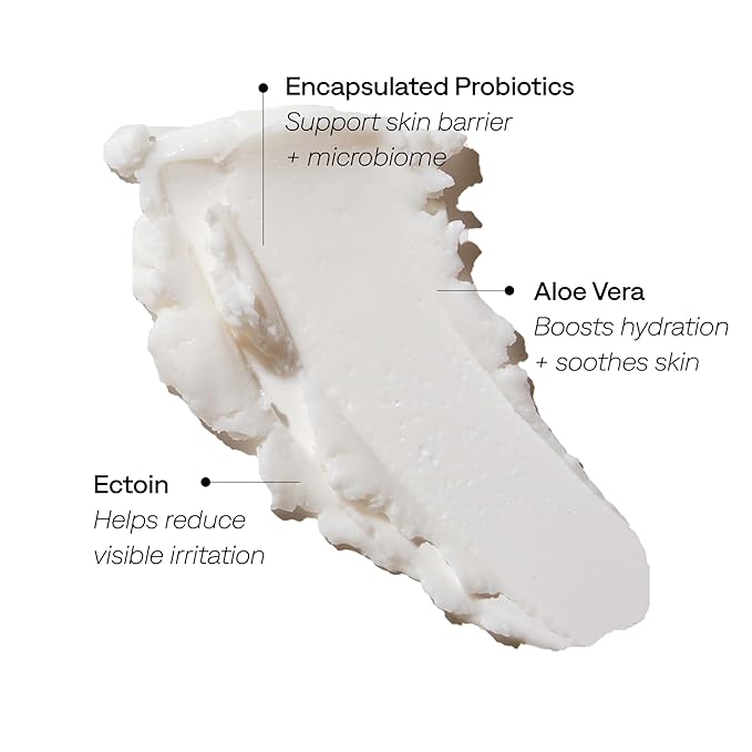 Provence Beauty BARE LUMIÈRE Skin Barrier Repair Cream – 5-in-1 Face Moisturizer with Ectoin, Encapsulated Probiotics & Aloe Vera – Hydrates, Primes, Boosts Glow & Strengthens the Skin – 2 fl oz