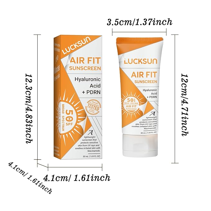 Sunscreen SPF 50 PA++++ (2 Pack) – Lightweight, Vegan Sunblock for Face & Body with Hydrating & Soothing Botanical Extracts, 1.69 fl oz Each