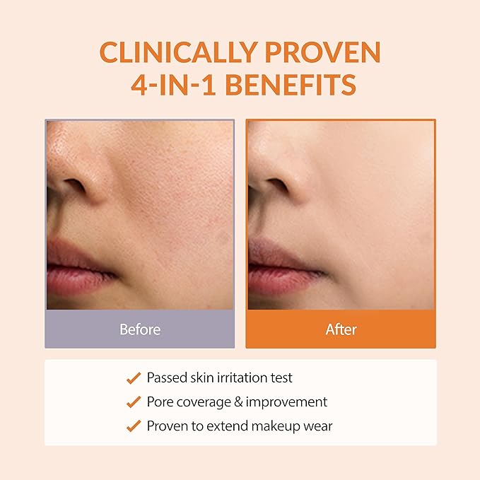 Orange Skin Delete Tone Up Mini Pore Primer Korean Makeup 10g 0.35 oz