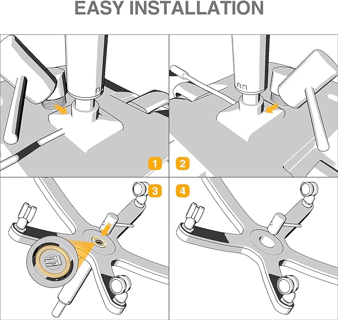 Office Chair Cylinder Replacement, Heavy-Duty Office Chair Replacement Parts Gas Lift Cylinder, Highest End Class 4 Hydraulic Pneumatic Shock Piston, Universal Size Fits Most Chairs