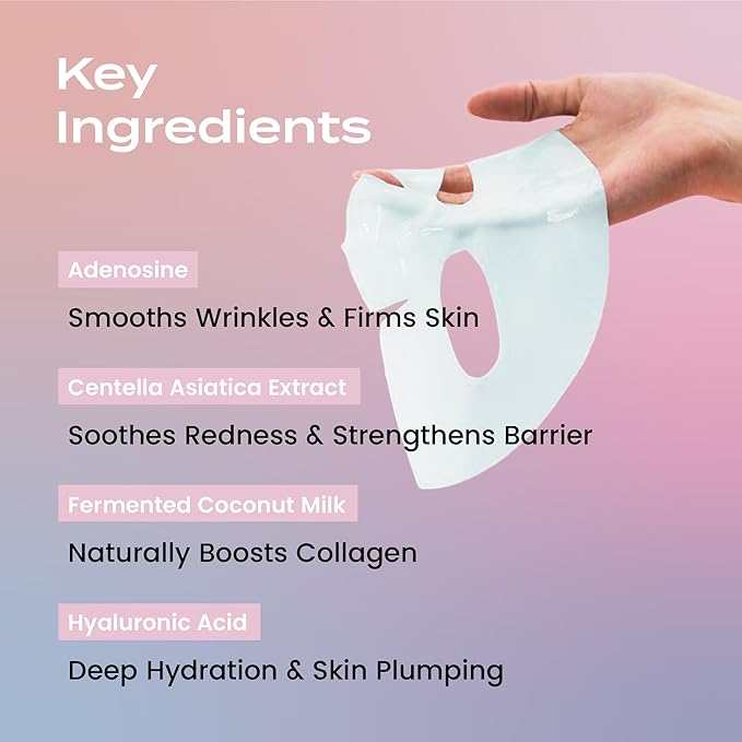Body Restore Korean Bio-Cellulose Face Mask Variety Pack (12 Pack) – Hydrating, Brightening & Anti-Aging Sheet Masks with Hyaluronic Acid, Niacinamide, Centella – K-Beauty Facial Masks Skincare