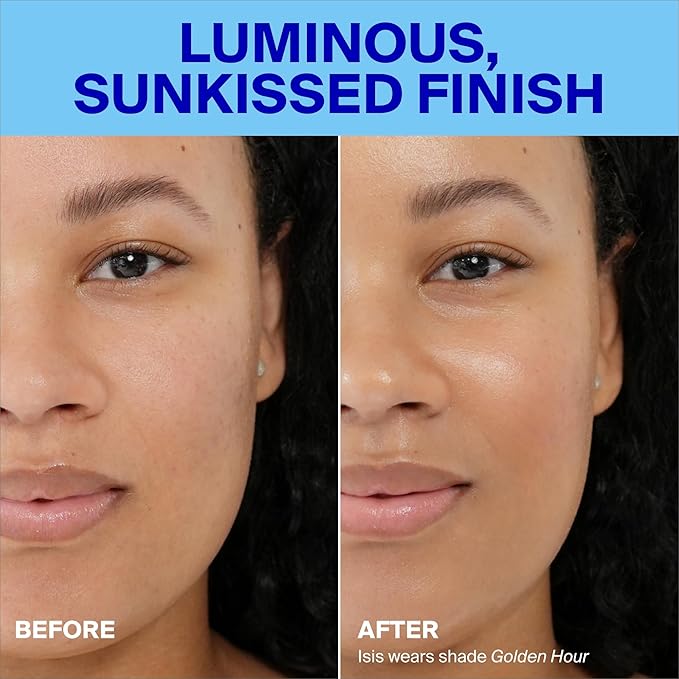 Supergoop! Glowscreen SPF 40, Golden Hour (Bronze Glow) - 0.68 fl oz - Glowy Primer + Broad Spectrum Tinted Sunscreen - Helps Filter Blue Light - Hydration - Hyaluronic Acid & Vitamin B5