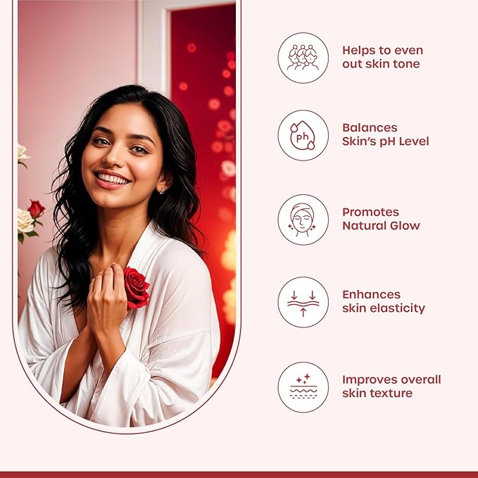 DPetals Rose Water & Multani Mitti Face Pack Combo – 100% Pure & Natural | Skin Brightening | Pore Tightening & Hydration | Clay Mask + Toner | For All Skin Types (100ml + 100g)