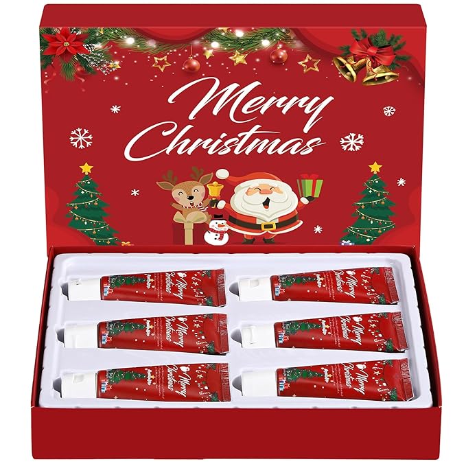 6 Pcs Christmas Gifts Travel Size Sunscreen Spf 30 Mini 1oz Travel Water Resistant Sunscreen Lotion for Christmas Party Favors