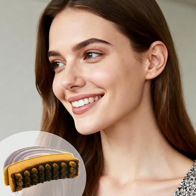 Face Brush SANLESS Lymphatic Contour Face Brush Facial Massage Tool for Face Comfortable Soft Ergonomic Lymphatic Drainage Mssager