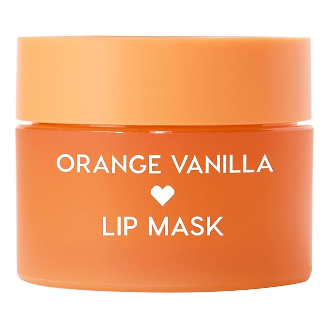 ColourPop Fresh Kiss Lip Mask - Leave-On Lip Moisturizer & Overnight Treatment - Replenishes Dry Lips with Shea Butter & Vitamin E - Orange Vanilla (0.28 oz)