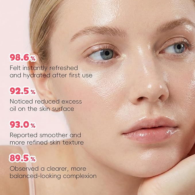 Watermelon AHA BHA Facial Toner with Niacinamide & Hyaluronic Acid, Vitamin B5 - Fresh Gentle Exfoliating Toner for Pore, Hydration & Glowing Skin, Glass-Like Skin with a Soft, dewy Finish 100ml