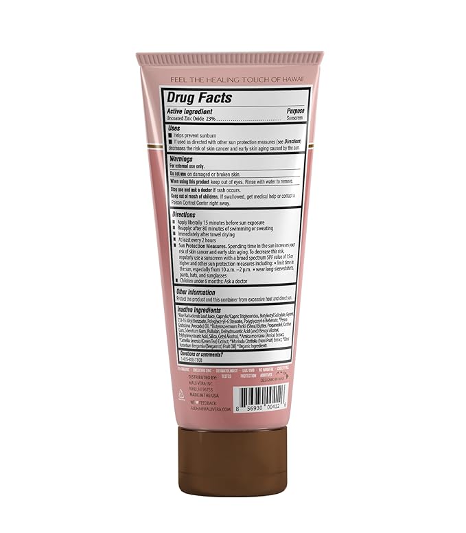 SPF 50 Mineral Sunscreen - Unscented (3.0 oz) Water-Resistant up to 80 minutes, TSA Approved