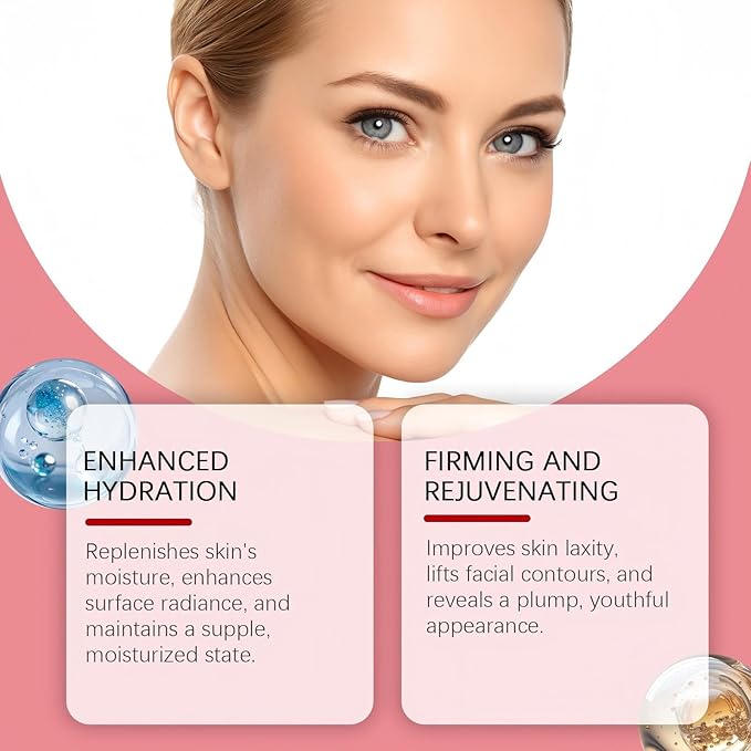 2PCS All-In-One Skin Moisturizer Cream for Face, Lotion - Nourishing, Hydrates, Firms & Reduces Wrinkles with Centella Asiatica (Cica), Collagen & Hyaluronic Acid
