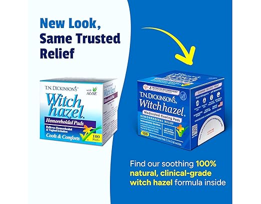 T.N. Dickinson: Witch Hazel Cleansing Pads