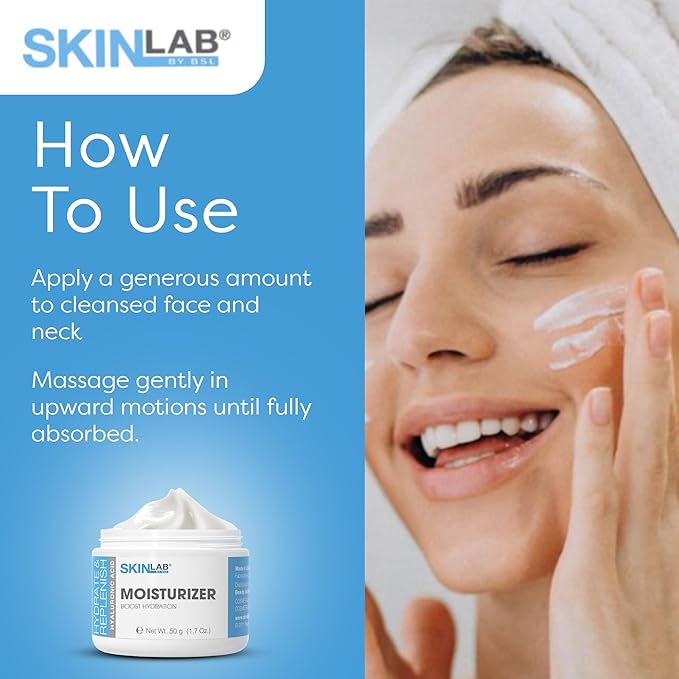 SKIN LAB Hydrate & Replenish Hydra Moisturizer – Hydrating Facial Moisturizer, Daily Cream for Women & Men – Lotion for Dry, Sensitive Skin, 1.7 oz