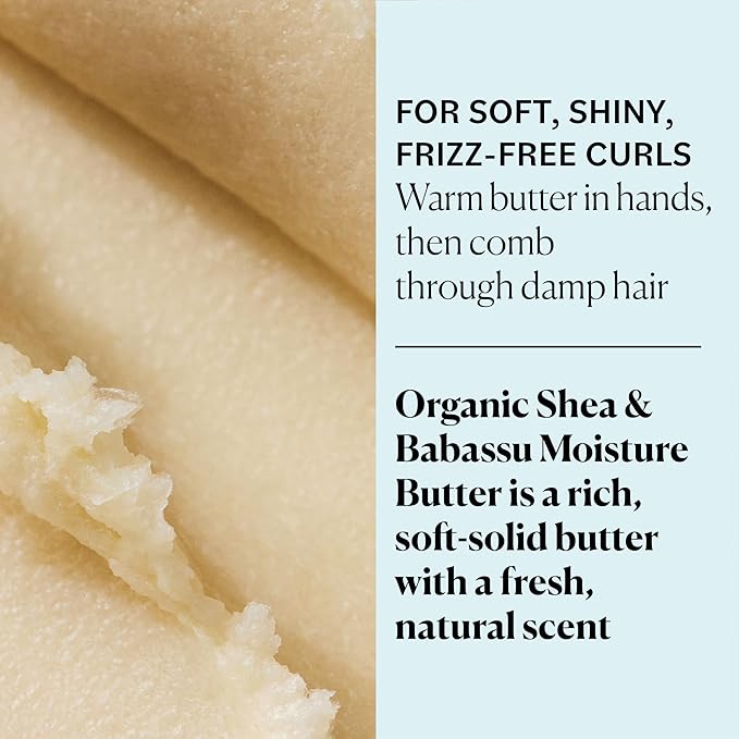Sky Organics - Organic Shea Butter, Deep Hydration Hair & Skin Nourishing Butter for Curly Hair, Frizz Control, and Smooth Skin – Organic Plant Oils Blend – Vegan, Cruelty-Free