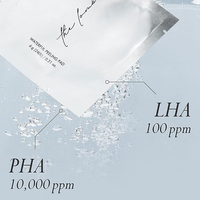 Waterful Peeling Pad - Low-Irritation Korean Exfoliating Facial Toner Pads for Sensitive Skin - Gentle Daily Peeling & Sebum Control - Hydrating & Refreshing Skin Texture Care (15 Count)