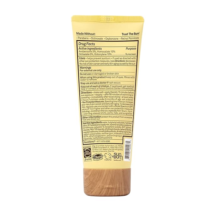 Sun Bum Original SPF 50 Sunscreen Face Lotion - Broad Spectrum Moisturizing Facial Sunscreen with Vitamin E -Fragrance Free - Travel Size - 3 oz (Pack of 2)