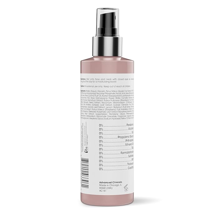 Advanced Clinicals Vitamin C Brightening Cream + Vitamin C Glow Facial Toner Set