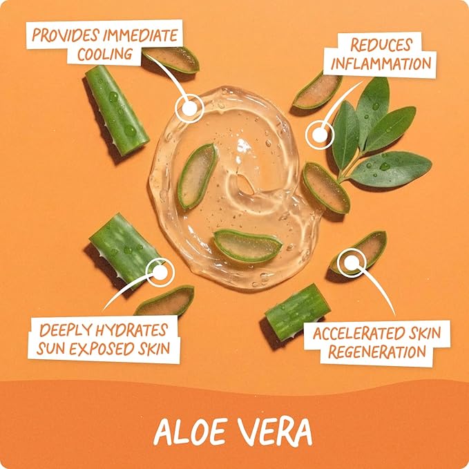 Malibu After Sun Lotion 13.5 fl oz – Cooling Aloe Vera & Vitamin E Moisturizer for Sunburn Relief, Hydrating Post Sun Care for Face & Body, Fast-Absorbing, Made in UK