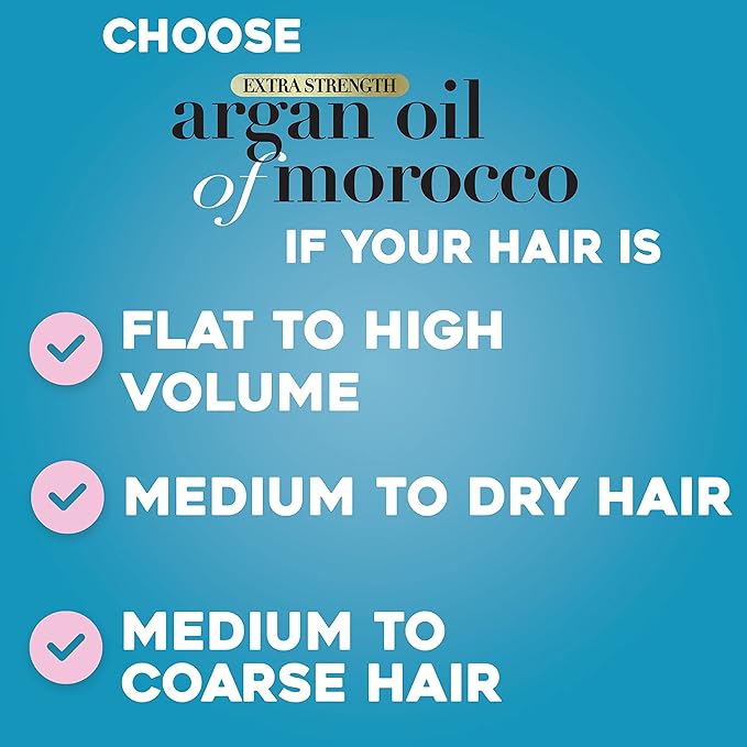 OGX Brand Extra Strength Hydrate & Repair Conditioner, 13 Fl Oz (Pack of 2), Infused with Cold-Pressed Argan Oil of Morocco for Dry, Damaged Hair, Paraben-Free, Sulfate-Free Surfactants