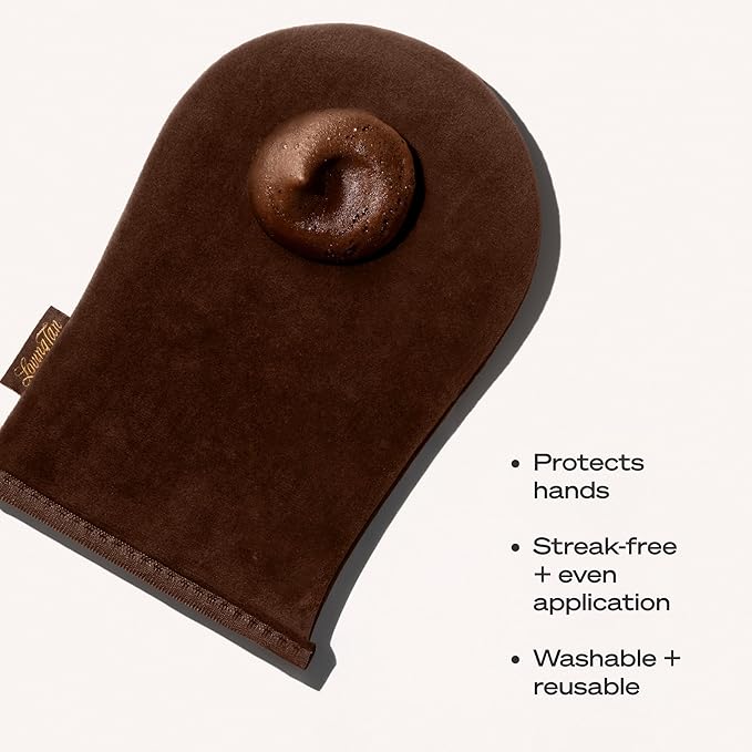 Loving Tan Purest Self Tanning Applicator Mitt NEW, Washable & Durable Design for a Salon-Style, Streak Free Finish, Use with Self Tan Mousses, Sprays and Lotions, Reusable - 1 ct.