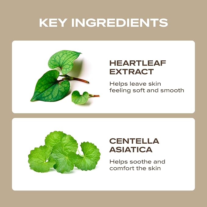 Heartleaf Calming Toner, Soothing and Hydrating Toner for All Skin Types with Heartleaf Extract, Centella Asiatica and Panthenol, Korean Skincare for Glass Skin, 5.07 fl oz (150 ml)