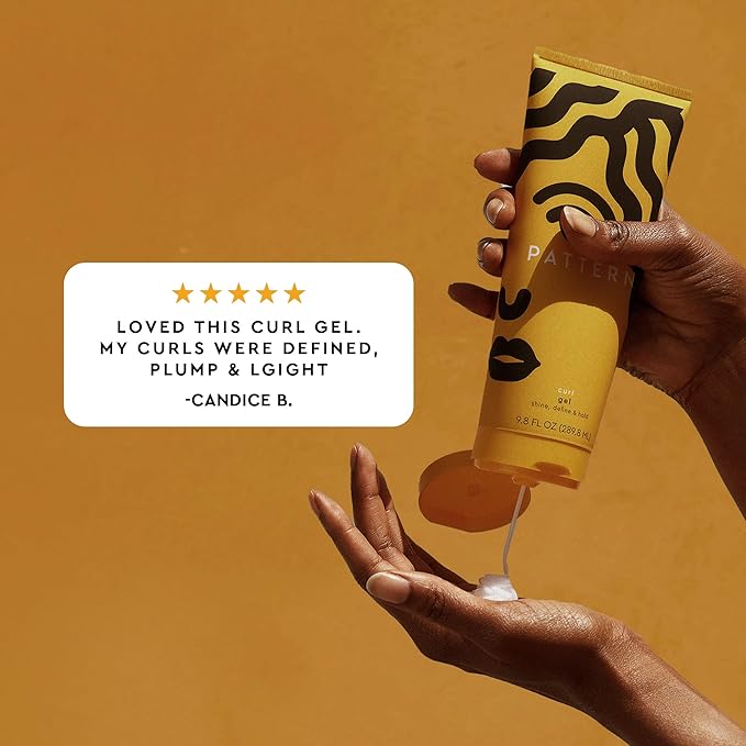 PATTERN Beauty by Tracee Ellis Ross Curl Gel 9.8 fl oz - Definition and Shine for Curlies, Coilies and Tight Textures