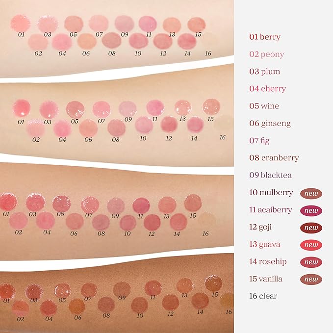 NOONI Korean Lip Oil - Appleclear | Long-Lasting, Moisturizing, Plumping, Revitalizing for Dry Lips, Waterproof, No Peel Off, Hydrating Lip Stain, Nourishing Crystal Clear Stocking Stuffers 0.12 FL Oz