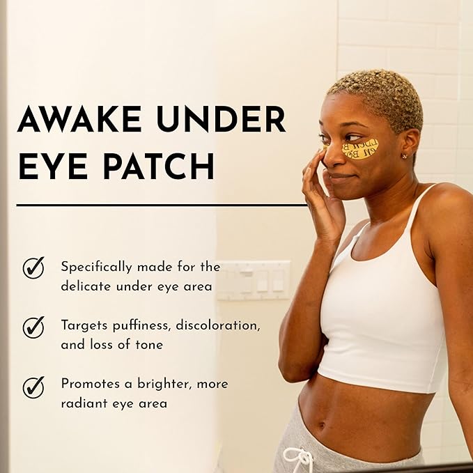 Bolden Skin Brightening Toner & Under Eye Patches Bundle – AHA Toner + Brightening Eye Masks | with Glycolic Acid, Vitamin C & More