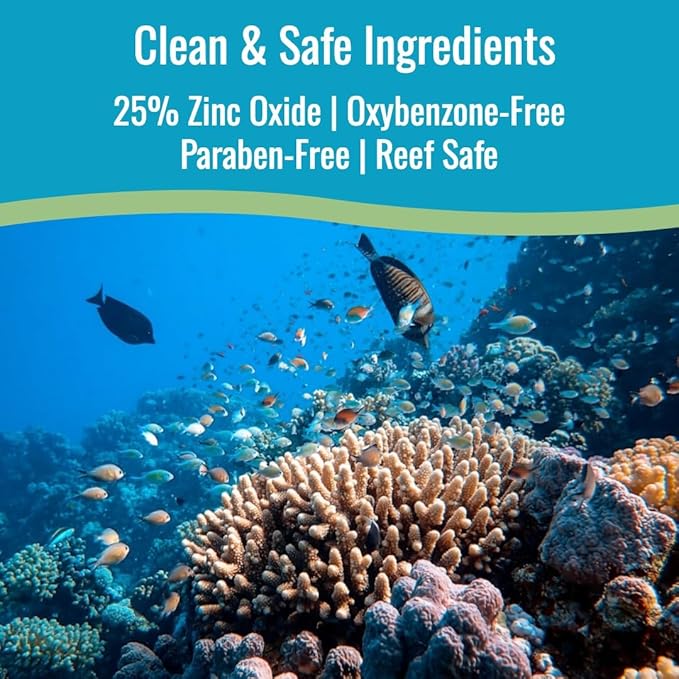 Zinka Colored Zinc Oxide Sunblock – High Zinc Formula for Nose and Face, Water & Sweat Resistant, Red
